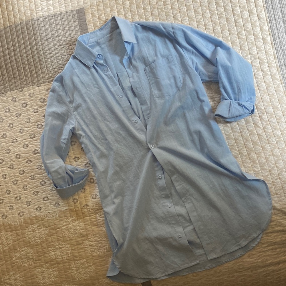 Button down tunic